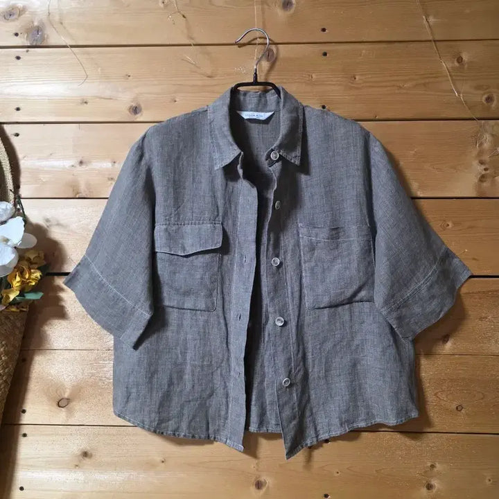 [BUNJANG] Unbranded Linen Shirt / 마셔츠