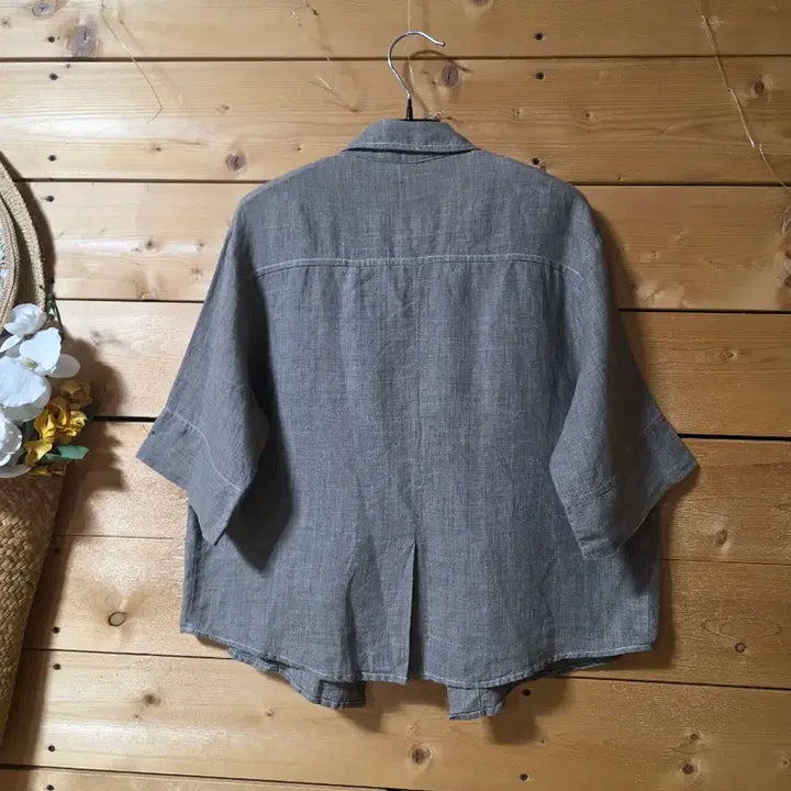 [BUNJANG] Unbranded Linen Shirt / 마셔츠
