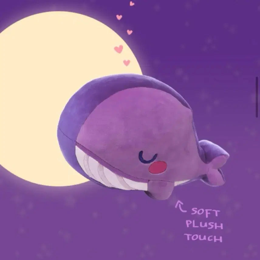 [BUNJANG] BTS TinyTAN Whale Flat Cushion / BTS 타이니탄 고래 플랫쿠션