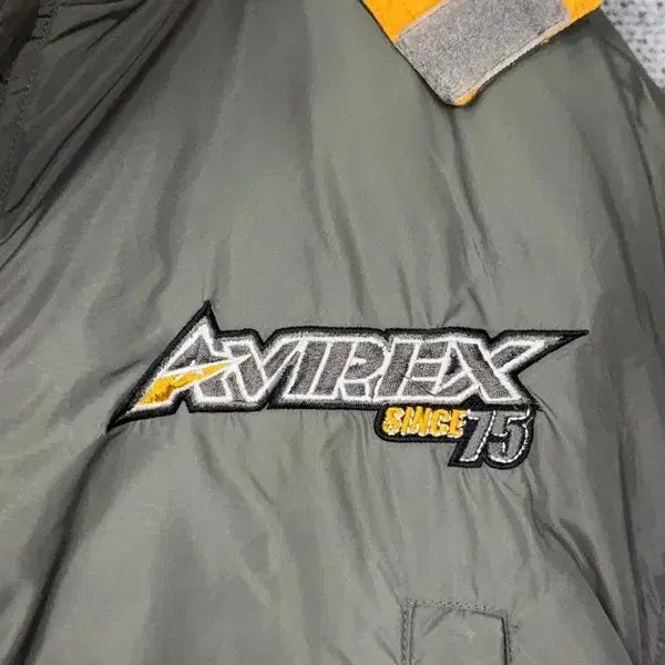 [BUNJANG] 아비렉스 카키 다운 빈티지 야상 패딩 XL / 아비렉스 카키 다운 빈티지 야상 패딩 XL