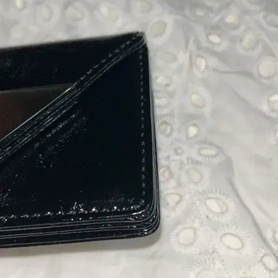 [BUNJANG] Fennec Triangle Accordion Card Wallet - Black / Fennec 트라이앵글 아코디언 카드지갑 블랙