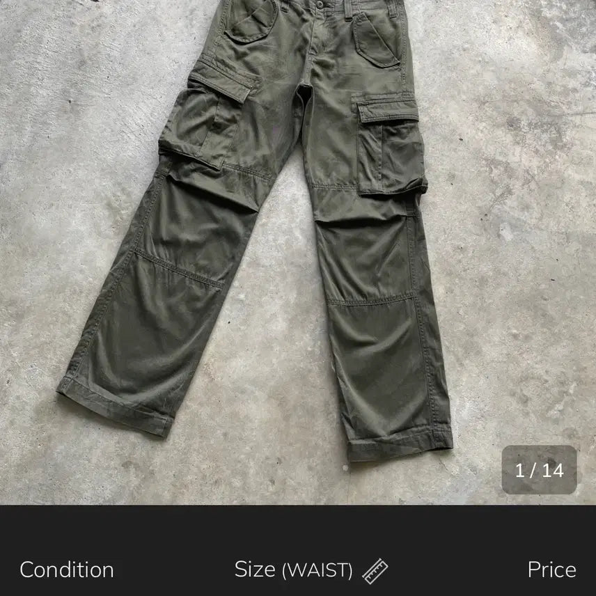[BUNJANG] Beams Military Cargo Pants / 빔즈 밀리터리 카고 팬츠