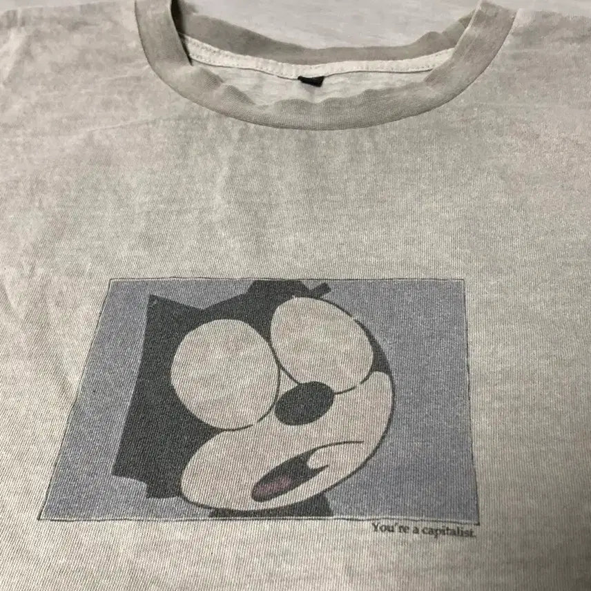 [SOLD OUT] 3) 폴리테루 캐피탈리스트 티셔츠 그레이