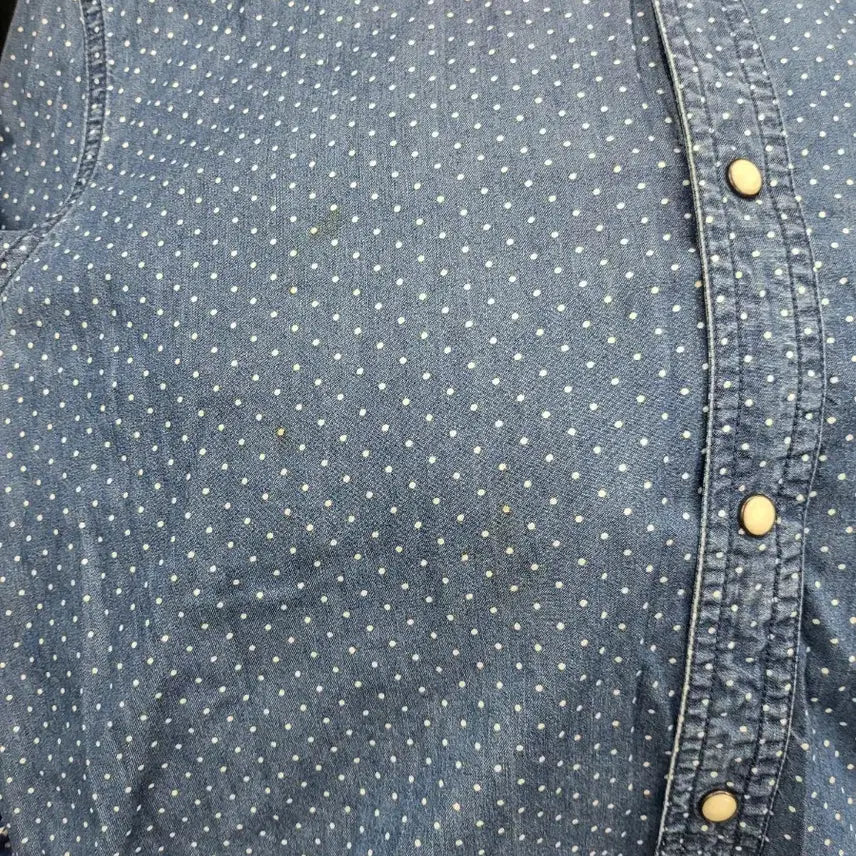 [SOLD OUT] 리바이스 도트 데님 셔츠 남방 L