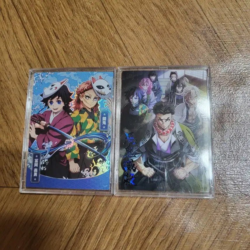 [BUNJANG] Demon Slayer: Kimetsu no Yaiba Highlight Visual Cards (Set of 2) / 귀멸의칼날하이라이트비주얼카드 두장판매합니다