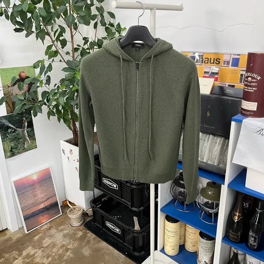 [SOLD OUT] 띠어리 캐시미어 100% 후드집업 P