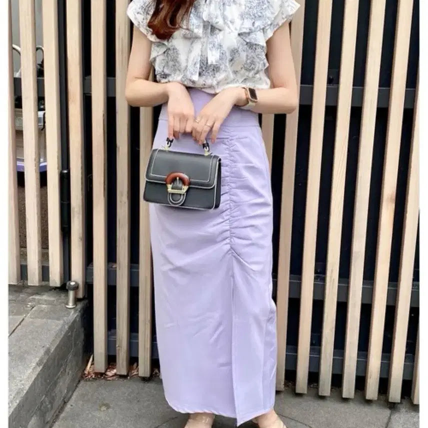 [BUNJANG] INGNI Ribbon Frill Blouse / ingni 잉그니 리본 프릴 블라우스 양산형 스나계