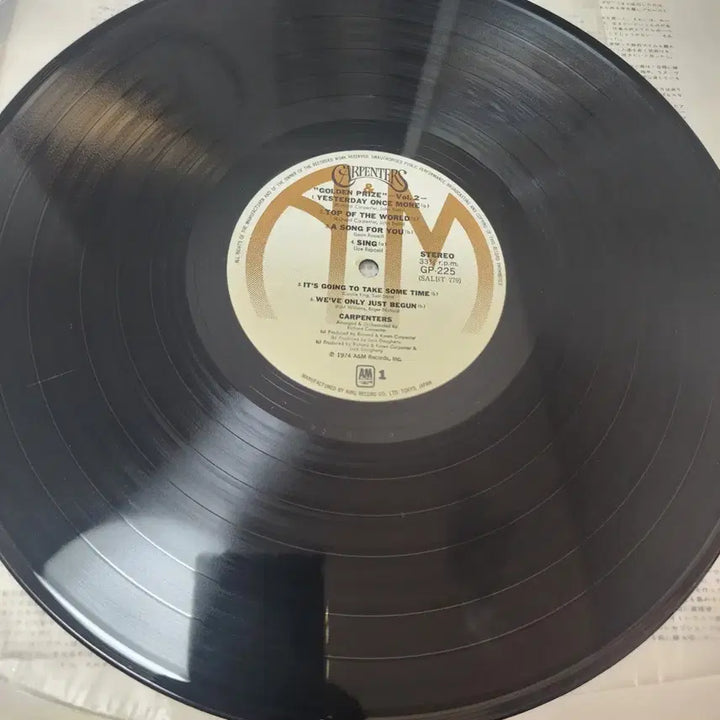 [SOLD OUT] 카펜터스 Carpenters Golden Prize vol2 LP