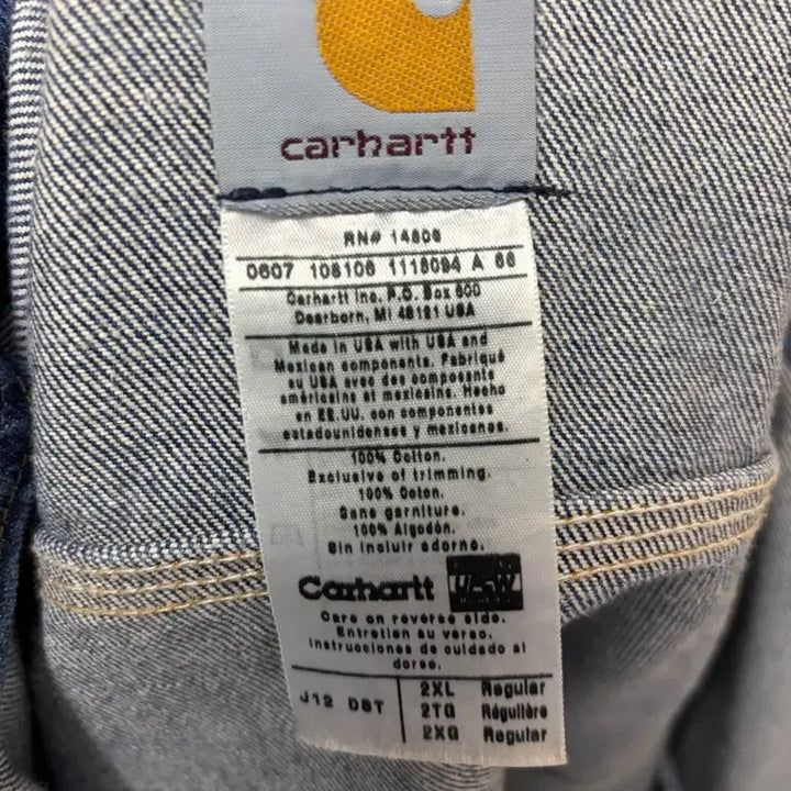 [BUNJANG] Carhartt WIP Detroit Jacket J12 / 칼하트 데님자켓 j12  2XL