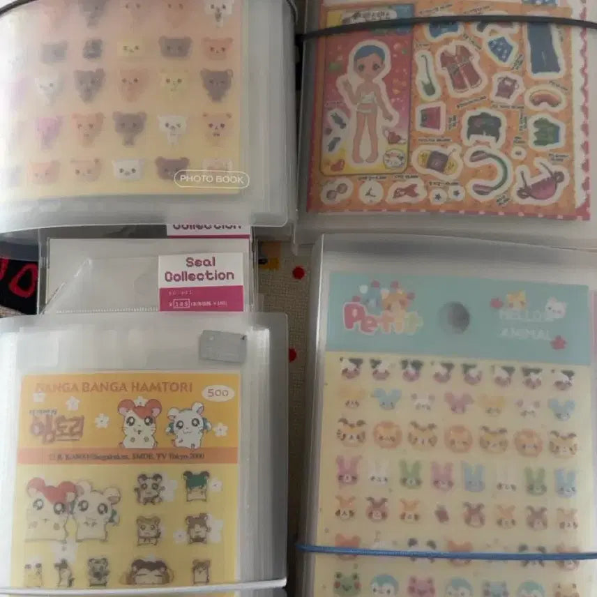 [BUNJANG] Vintage Japanese Sticker Binder Bundle / 일본 고전 + 비고전 스티커 바인더 일괄 대량 양도