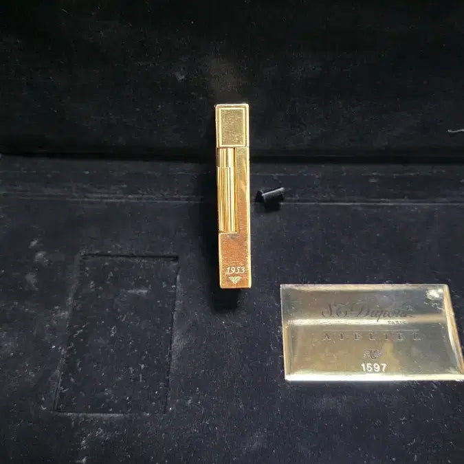 [BUNJANG] S.T. Dupont Line 2 Blue Lacquer Limited Edition Lighter / S.T.듀퐁 라이터 라인2 블루 옻칠 한정판(50급쳐)
