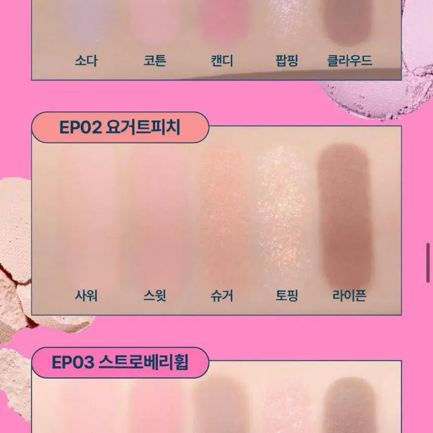 [SOLD OUT] (새상품) 퓌 포켓 아이팔레트 02 요거트피치