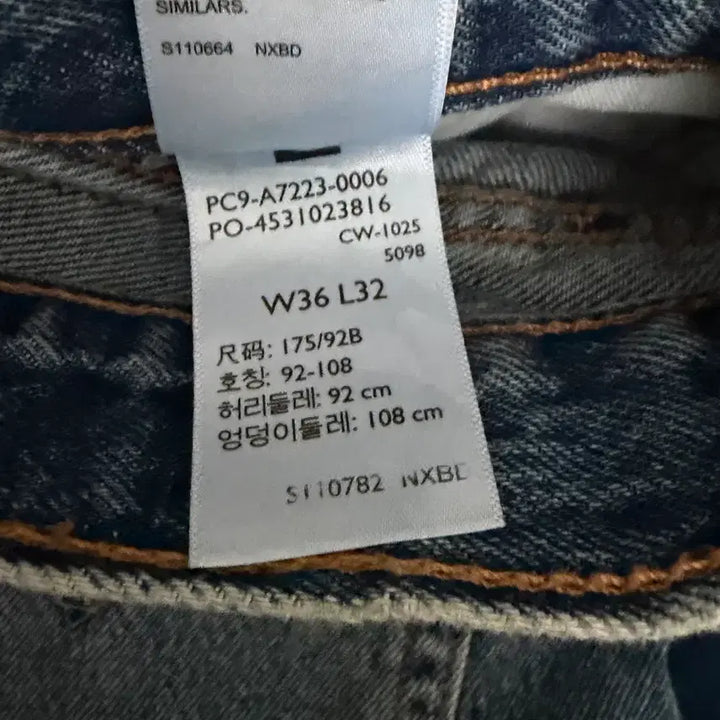 [BUNJANG] 리바이스 555 (허리36 기장32) / 리바이스 555 (허리36 기장32)