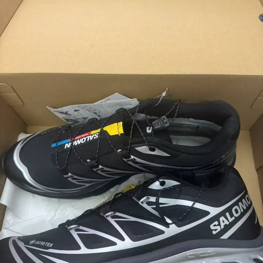 [BUNJANG] Salomon XT-6 Gore-Tex Black Silver Shoes (260mm) / 살로몬 XT-6 고어텍스 블랙 실버 260MM