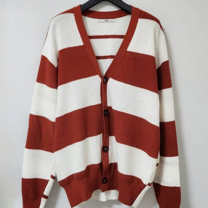 [BUNJANG] System Stripe V-Neck Cardigan / SYSTEM 시스템 스트라이프 브이넥 가디건