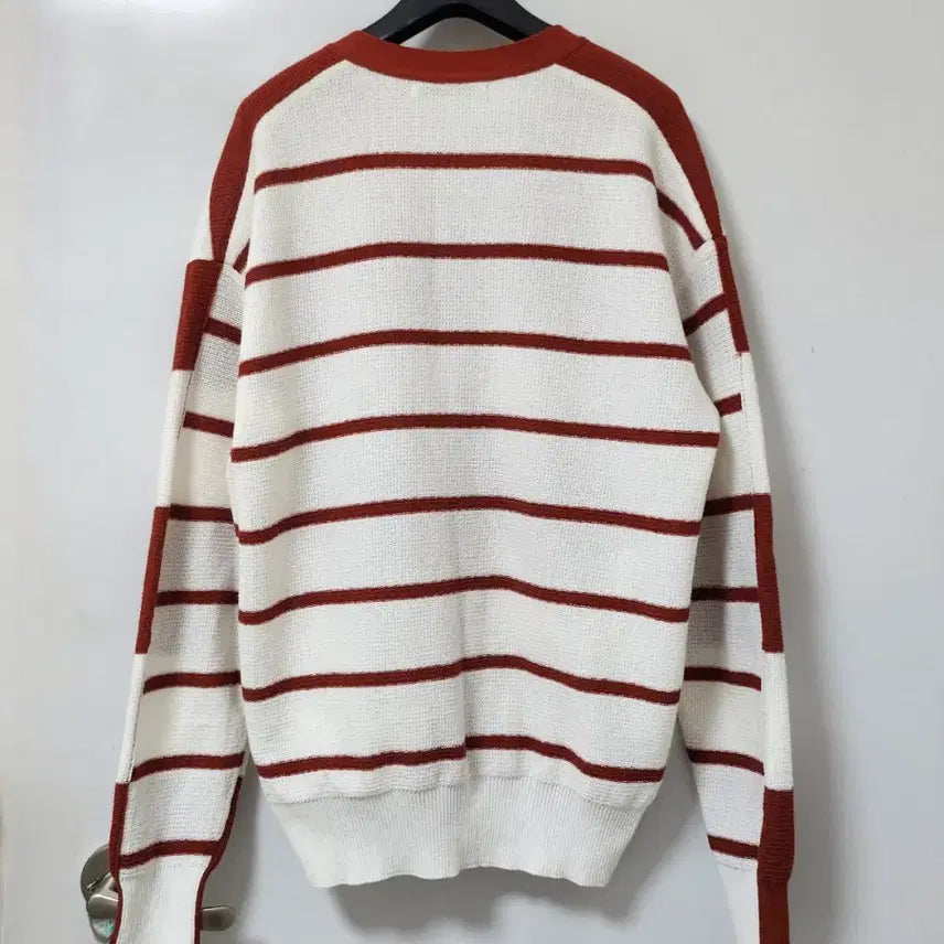 [BUNJANG] System Stripe V-Neck Cardigan / SYSTEM 시스템 스트라이프 브이넥 가디건