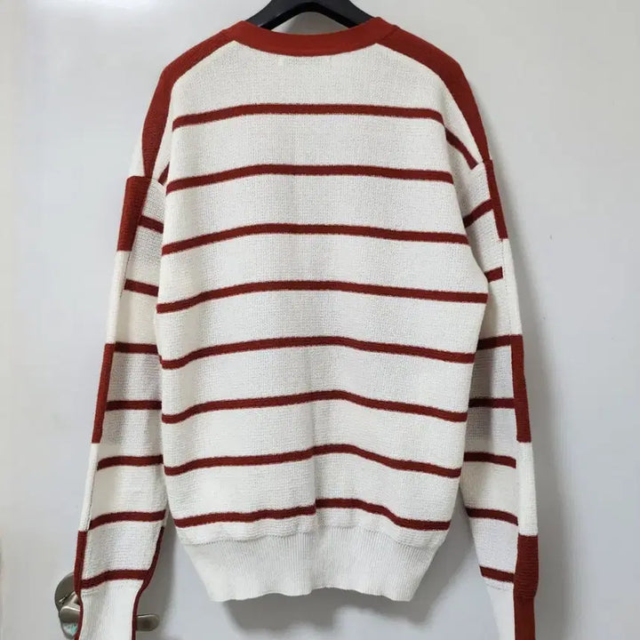[BUNJANG] System Stripe V-Neck Cardigan / SYSTEM 시스템 스트라이프 브이넥 가디건