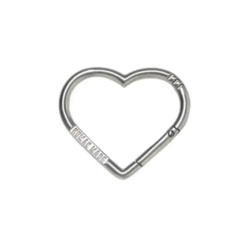 [BUNJANG] Human Made Heart Carabiner Silver Keyring / 휴먼메이드 하트 카라비너 실버