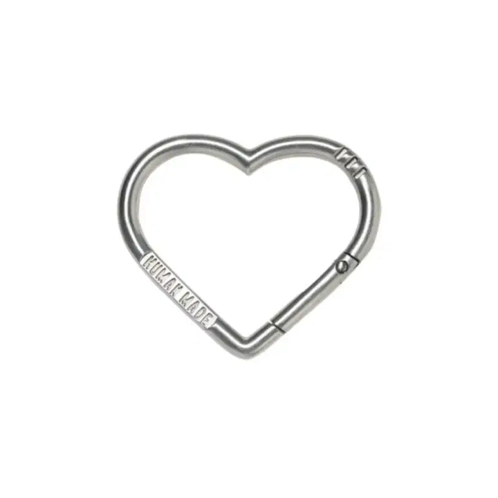 [BUNJANG] Human Made Heart Carabiner Silver Keyring / 휴먼메이드 하트 카라비너 실버