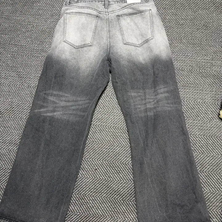 [BUNJANG] Dnsr Signature Wide Denim Jeans L Size / Dnsr 시그니처 와이드 데님 l 사이즈 판매