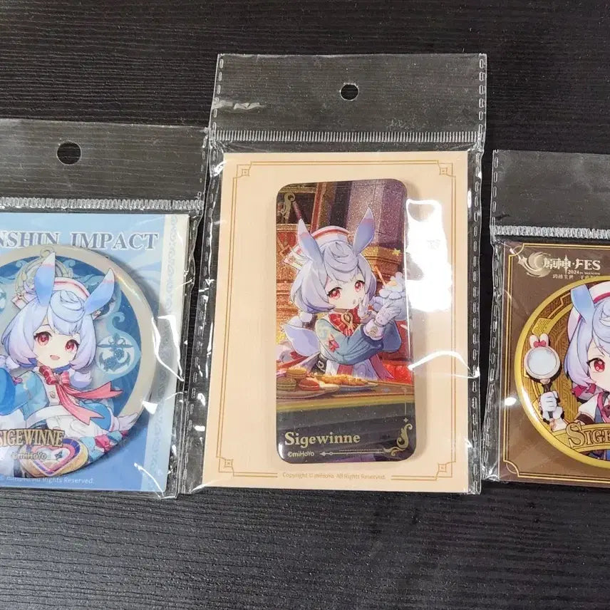 [BUNJANG] Genshin Impact Sigewinne Badge Set / 시그윈 뱃지 세트