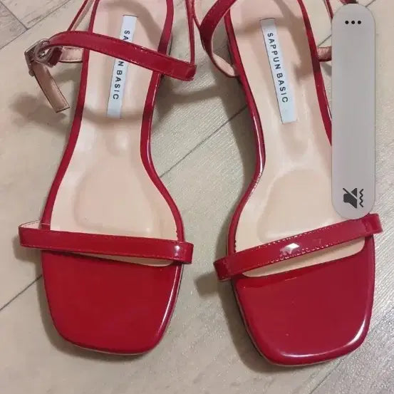 [BUNJANG] Sappun Red Sandals / sappun 샌들