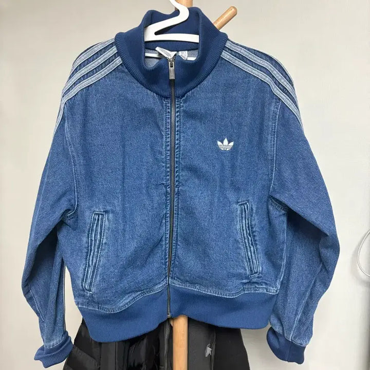 [BUNJANG] Adidas Denim Track Top Jersey / 아디다스 데님 트랙탑 ,아디다스 져지, 아디다스 데님 져지 ,아디다스