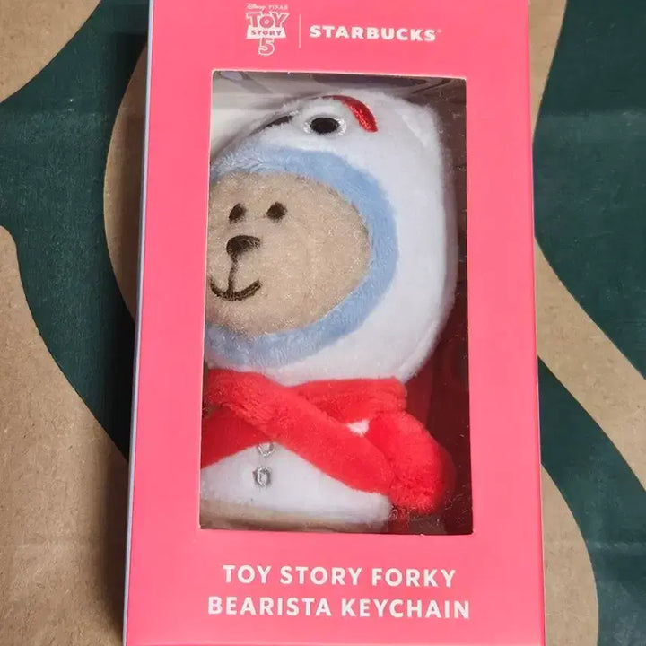 [BUNJANG] Starbucks Toy Story Forky Bearista Keychain / 미개봉]스타벅스 토이 스토리 포키 베어리스타 키체인 키링