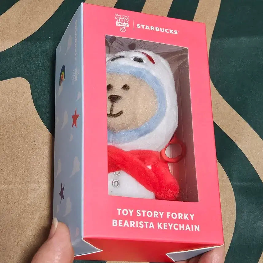 [BUNJANG] Starbucks Toy Story Forky Bearista Keychain / 미개봉]스타벅스 토이 스토리 포키 베어리스타 키체인 키링