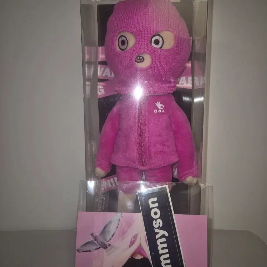[BUNJANG] Mommyson Pink Mask Doll / Mommyson 마미손 핑크 복면 인형