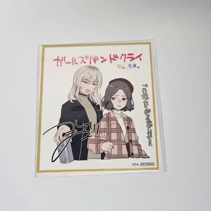 [BUNJANG] Girls Band Cry Tomo &amp; Momo Color Paper / 걸즈 밴드 크라이 색지 토모&amp;모모 걸밴크 색지 후편 2주차특전