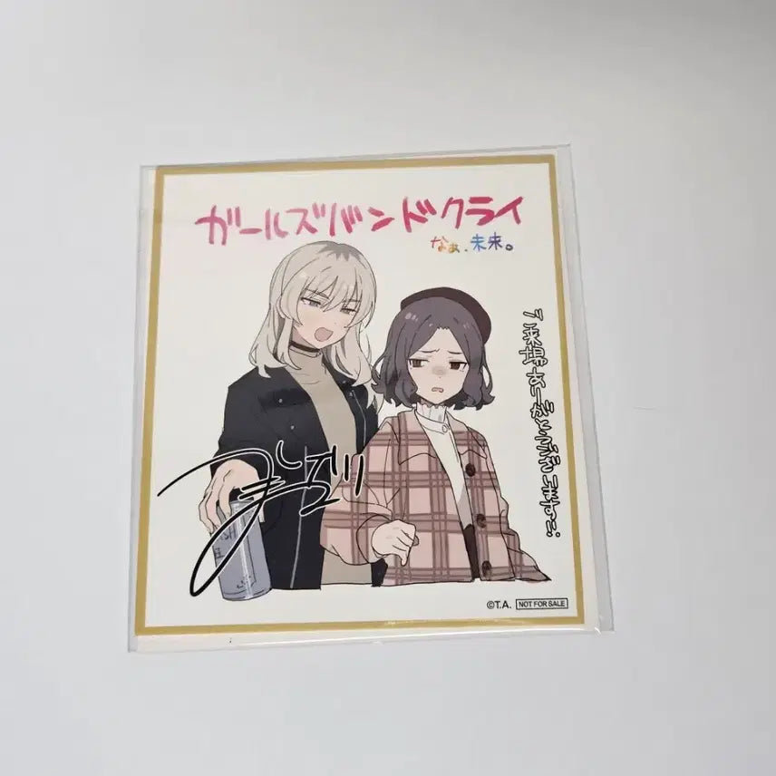 [BUNJANG] Girls Band Cry Tomo &amp; Momo Color Paper / 걸즈 밴드 크라이 색지 토모&amp;모모 걸밴크 색지 후편 2주차특전