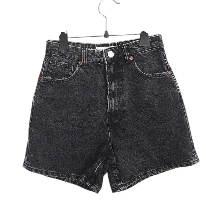 [BUNJANG] Zara Black Denim Short Shorts / 여성26/ 자라 흑청 데님 숏 반바지 팬츠 20-180