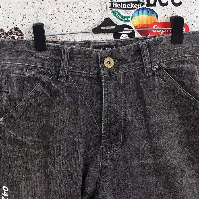 [BUNJANG] Giorgio Armani Grey Tone Denim Shorts / 공용30/ 알마니진 그레이톤 데님 반바지 팬츠 20-179