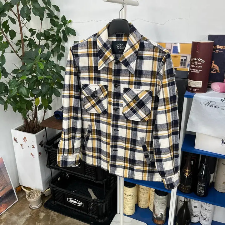[BUNJANG] Man on the Boon Checkered Shirt Jacket M / 맨온더분 체크 셔츠 자켓 M
