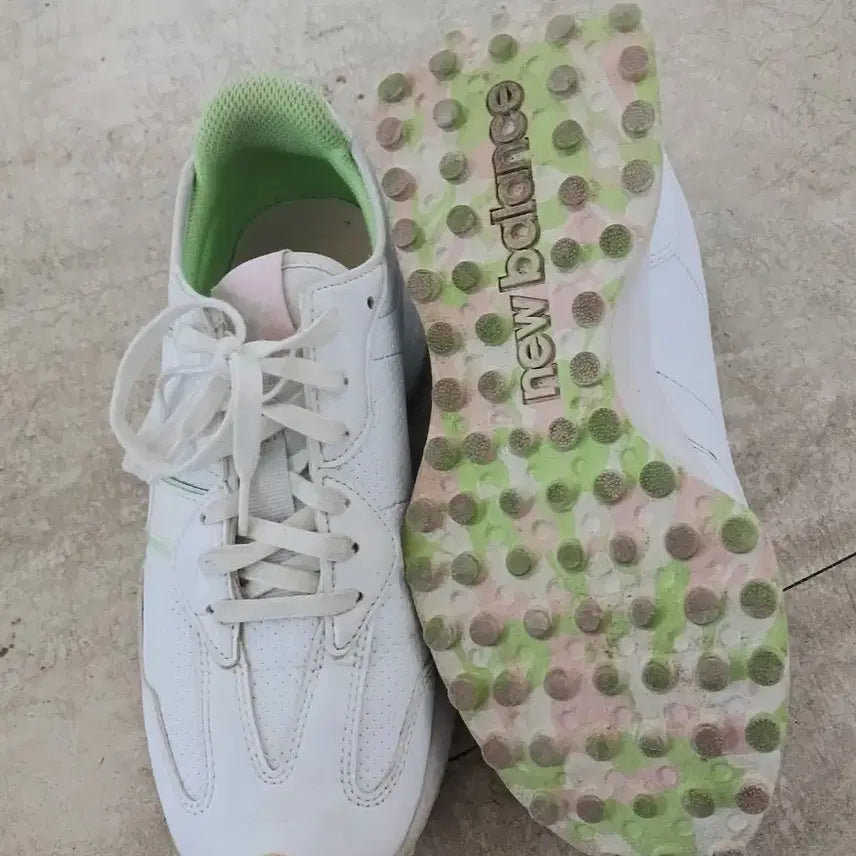 [BUNJANG] New Balance Golf Shoes White / 뉴발란스 골프화 화이트