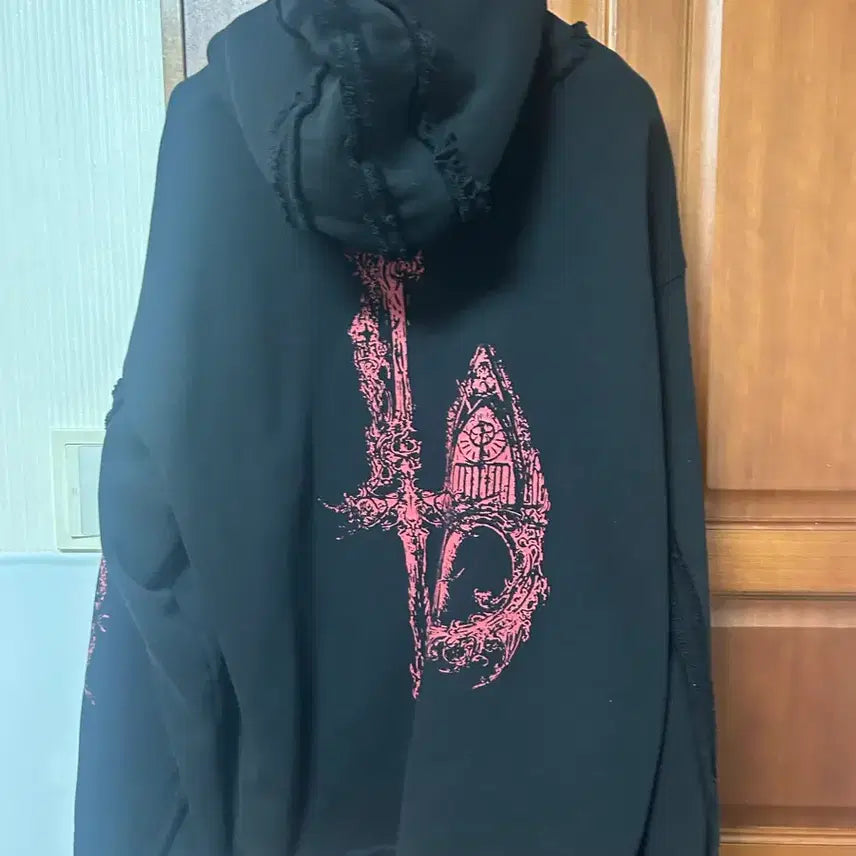 [BUNJANG] THUG CLUB Dragon Hoodie Zip-up Black / 떠그클럽 드래곤 후드집업