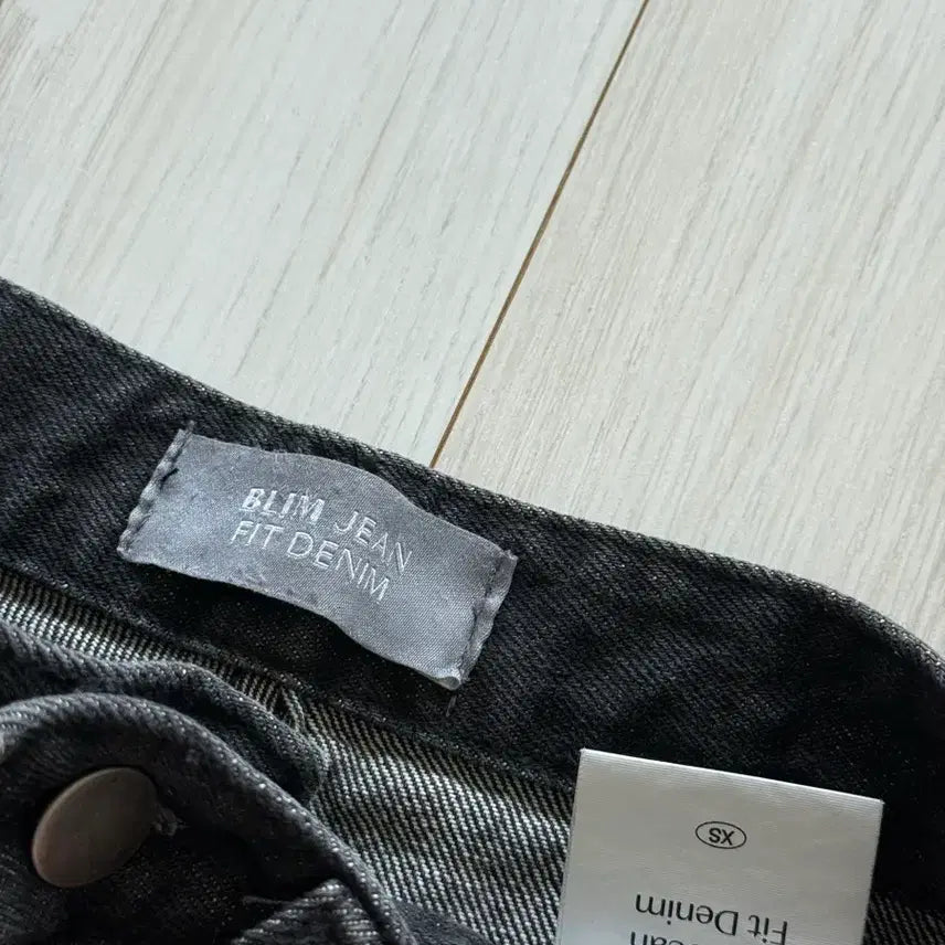 [BUNJANG] Blimfit Wide Denim Pants - Black XS / 블림핏 자체제작 와이드 데님 팬츠 / 흑청 XS