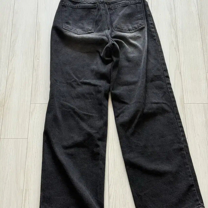 [BUNJANG] Blimfit Wide Denim Pants - Black XS / 블림핏 자체제작 와이드 데님 팬츠 / 흑청 XS