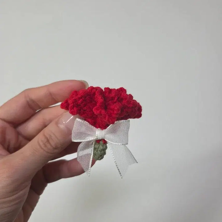 [BUNJANG] Handmade Carnation Brooch (Gift Boxed) / [핸드메이드] 정성 담은 카네이션 브로치(포장)