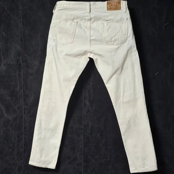[BUNJANG] Polo Ralph Lauren Sullivan Slim Fit White Distressed Denim Jeans (Size 30) / 30인치[폴로 랄프로렌]남성 설리번 슬림핏 화이트 진 청바지