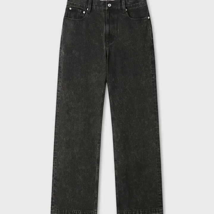 [BUNJANG] TONYWACK Straight-Leg Denim Jeans - Burnt Brown / [26] 토니웩 스트레이트 레그 데님 진 - 번트 브라운