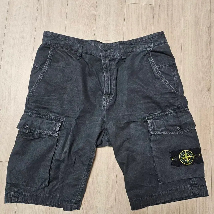 [BUNJANG] Stone Island Washed Cargo Shorts Size 29 / 스톤아일랜드 워싱 카고 반바지 29