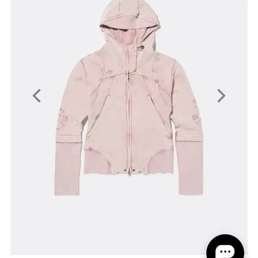 [BUNJANG] MSCHF Cut-Off Washed Pink Brown Hoodie (Size M) / MSCHF 컷오프 워시드 핑크 브라운 후디(사이즈m)