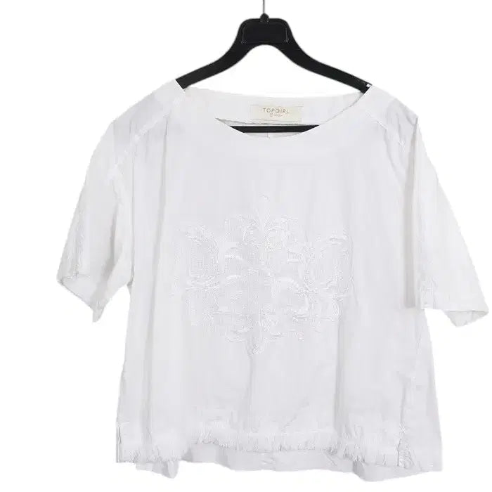 [BUNJANG] Topgirl Embroidered Blouse / 여성F/ 탑걸 자수 블라우스WT 20-173