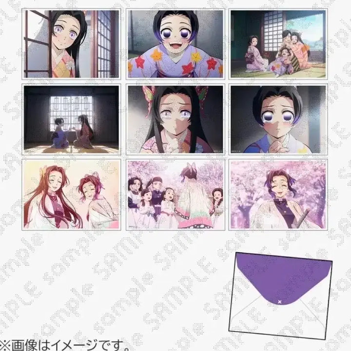 [BUNJANG] Demon Slayer Shinobu Kocho Commemorative Postcard and Bromide Set / 귀멸의칼날 코쵸우시노부 추억 엽서 브로마이드 미개봉 새상품