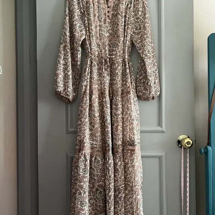 [BUNJANG] Thursday Island Border Mix Round Neck Dress (S Size) / 써스데이아일랜드 보더 믹스 라운드넥 원피스 s사이즈