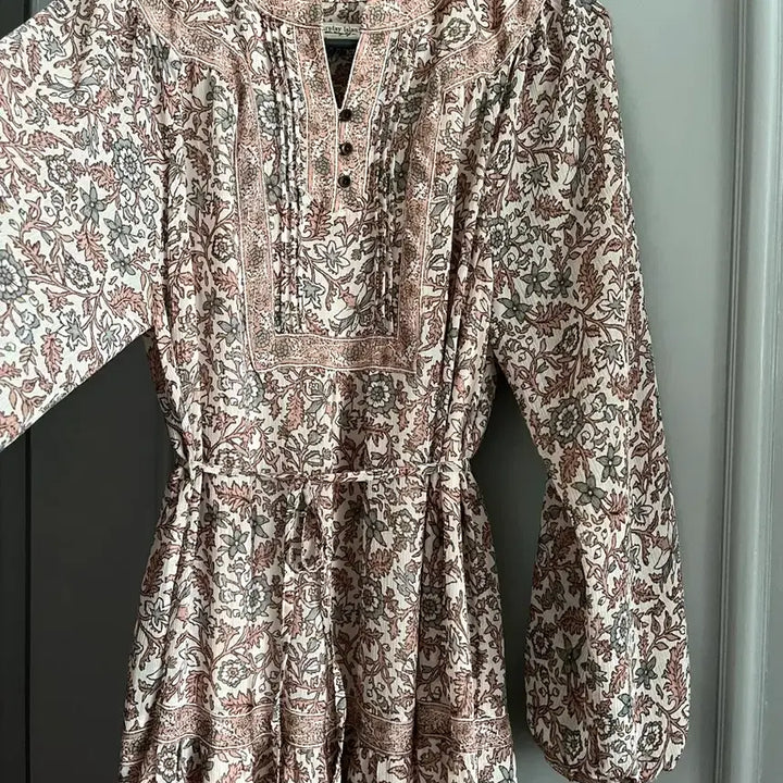 [BUNJANG] Thursday Island Border Mix Round Neck Dress (S Size) / 써스데이아일랜드 보더 믹스 라운드넥 원피스 s사이즈