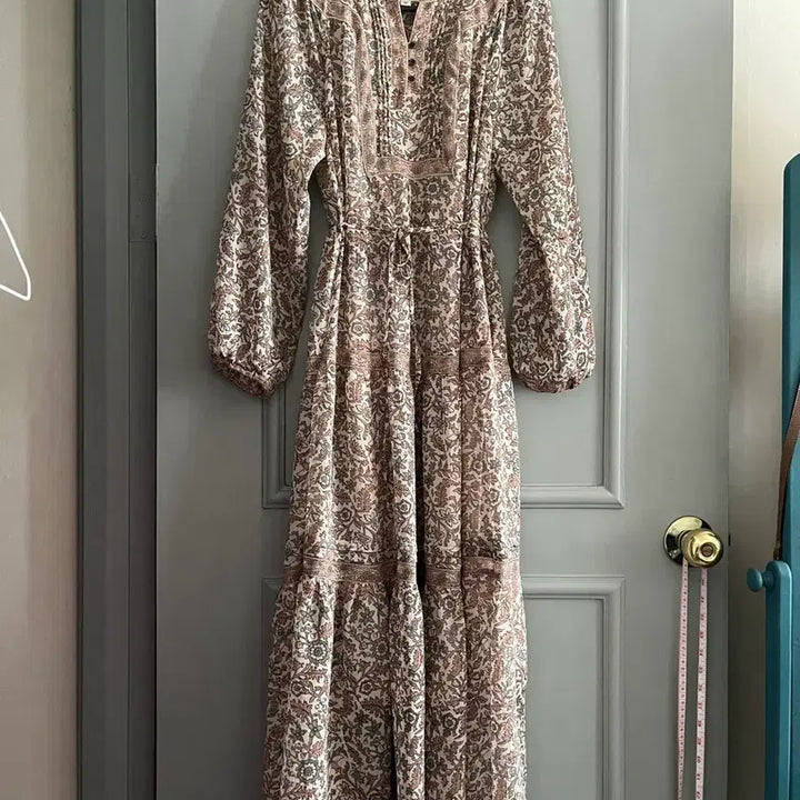 [BUNJANG] Thursday Island Border Mix Round Neck Dress (S Size) / 써스데이아일랜드 보더 믹스 라운드넥 원피스 s사이즈