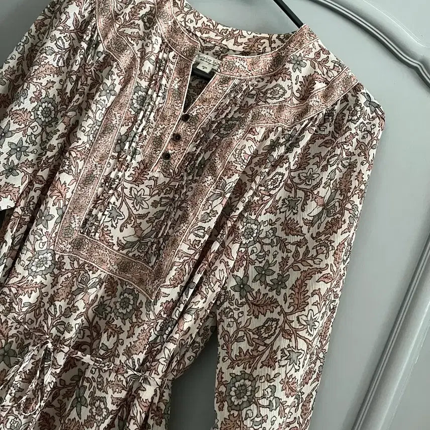 [BUNJANG] Thursday Island Border Mix Round Neck Dress (S Size) / 써스데이아일랜드 보더 믹스 라운드넥 원피스 s사이즈